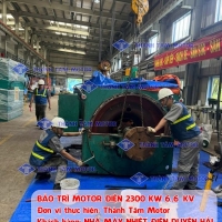 Bảo trì 2 động cơ điện 2300 KW 6.6 KV | Nhiệt điện Duyên Hải Trà Vinh