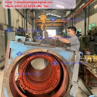 Sửa chữa Motor điện 1600 KW 6.6 KV | Gỗ Tiến Phát | Hạng mục: Sửa chữa & Bảo trì