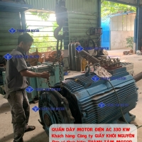 Quấn dây motor điện AC 330 KW | Giấy Khôi Nguyên