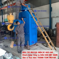 Bảo trì motor điện 800 KW | Dầu khí Việt Nam | Hạng mục: Bảo dưỡng rotor & Stator