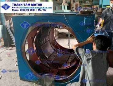 Sửa chữa rotor động cơ điện DC 2100 KW | Khách hàng: Thép Nguyễn Minh