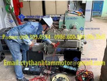 Bảo trì Motor điện AC 200 KW | Khách hàng: Phân Bón Việt Nhật (2018)