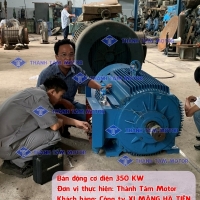 Motor 350 KW | Khách hàng: Công ty Xi măng Hà Tiên
